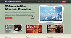Desktop Screenshot of bluemountaineducation.com