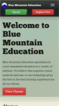 Mobile Screenshot of bluemountaineducation.com